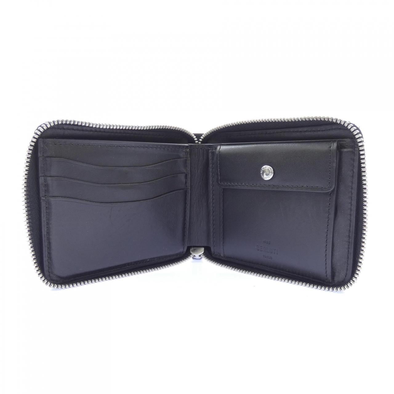 ベルルッティ Berluti イタウバスクエアスクリットレザージップ WALLET