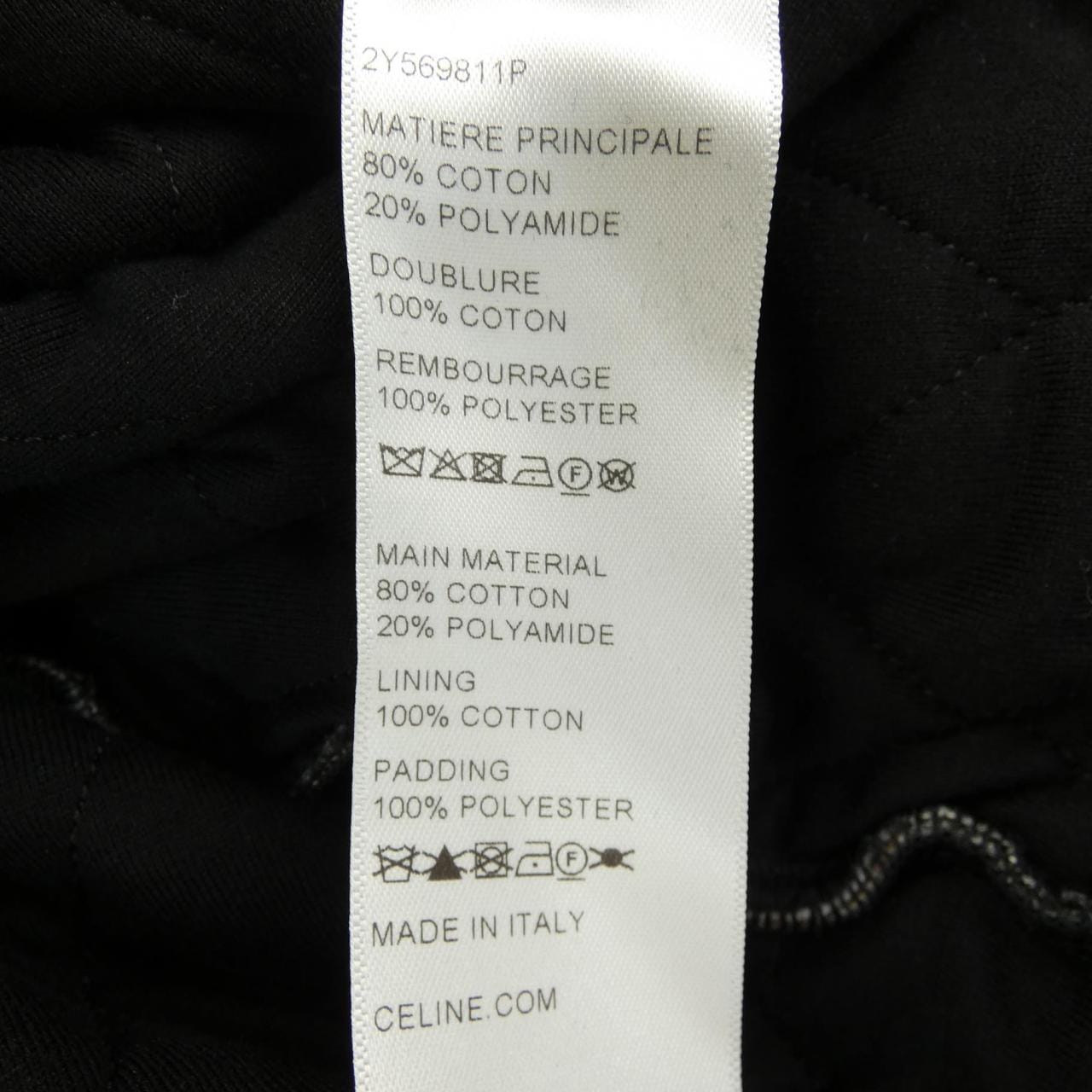 セリーヌ CELINE 2Y569811P ノーカラージャケット