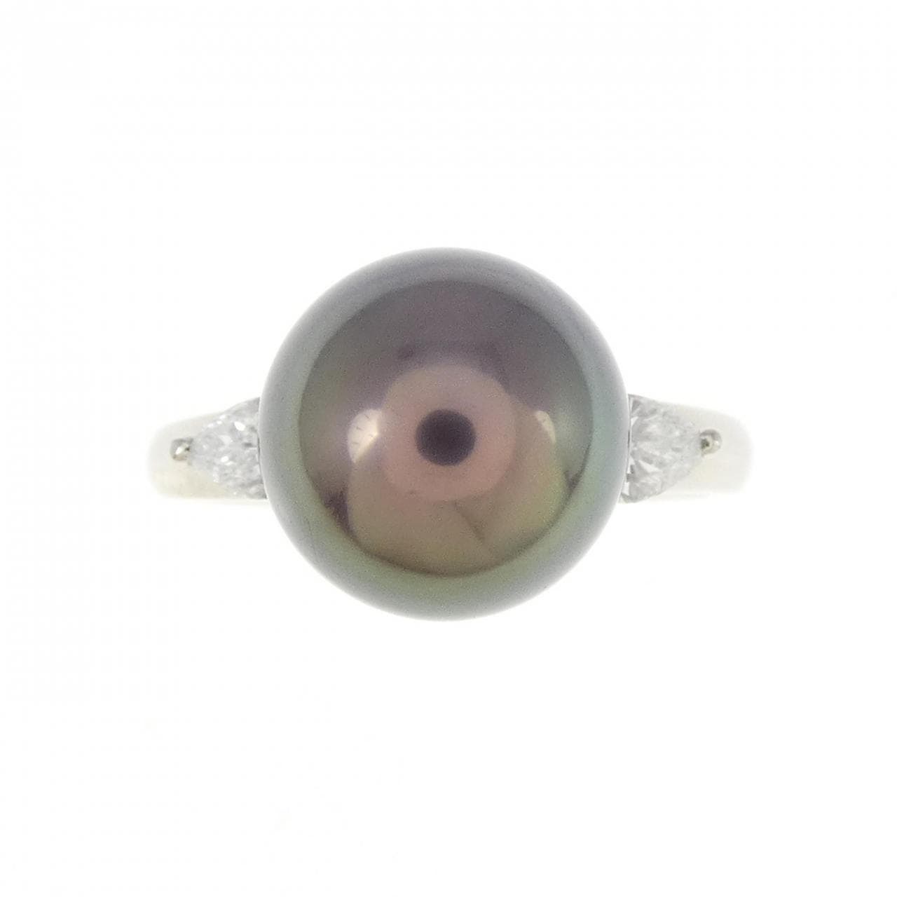 Tasaki Black Pearl Ring 9.8mm