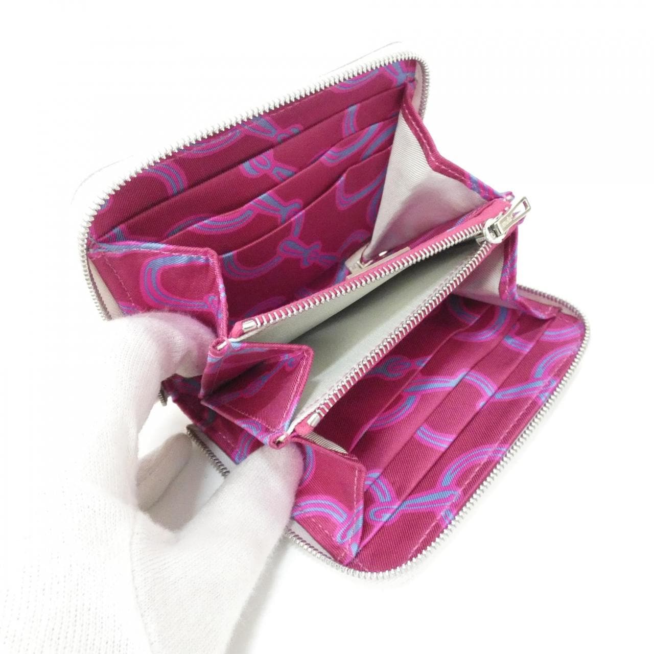 エルメス MORS ＆ CO シルク イン コンパクト 084537CK 財布