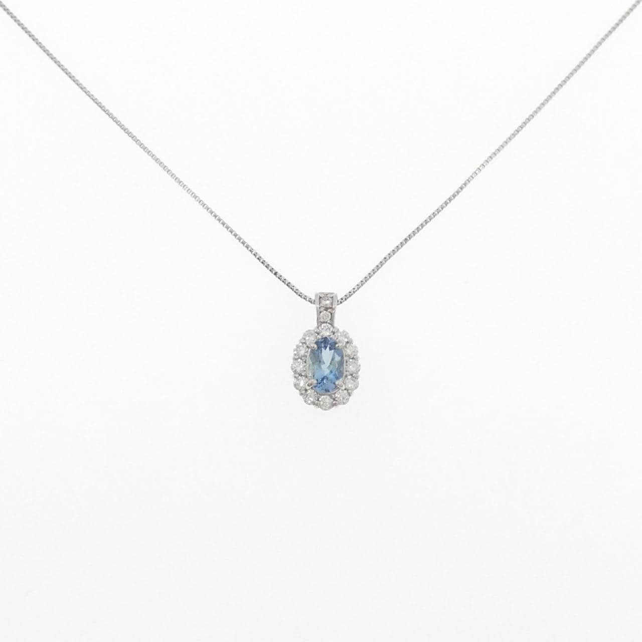 PT900/PT850 アクアマリン ネックレス 0.394CT
