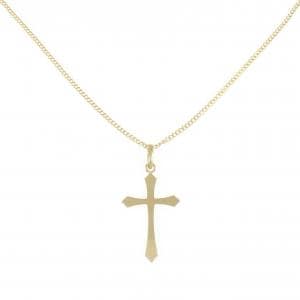 K18YG クロス ネックレス