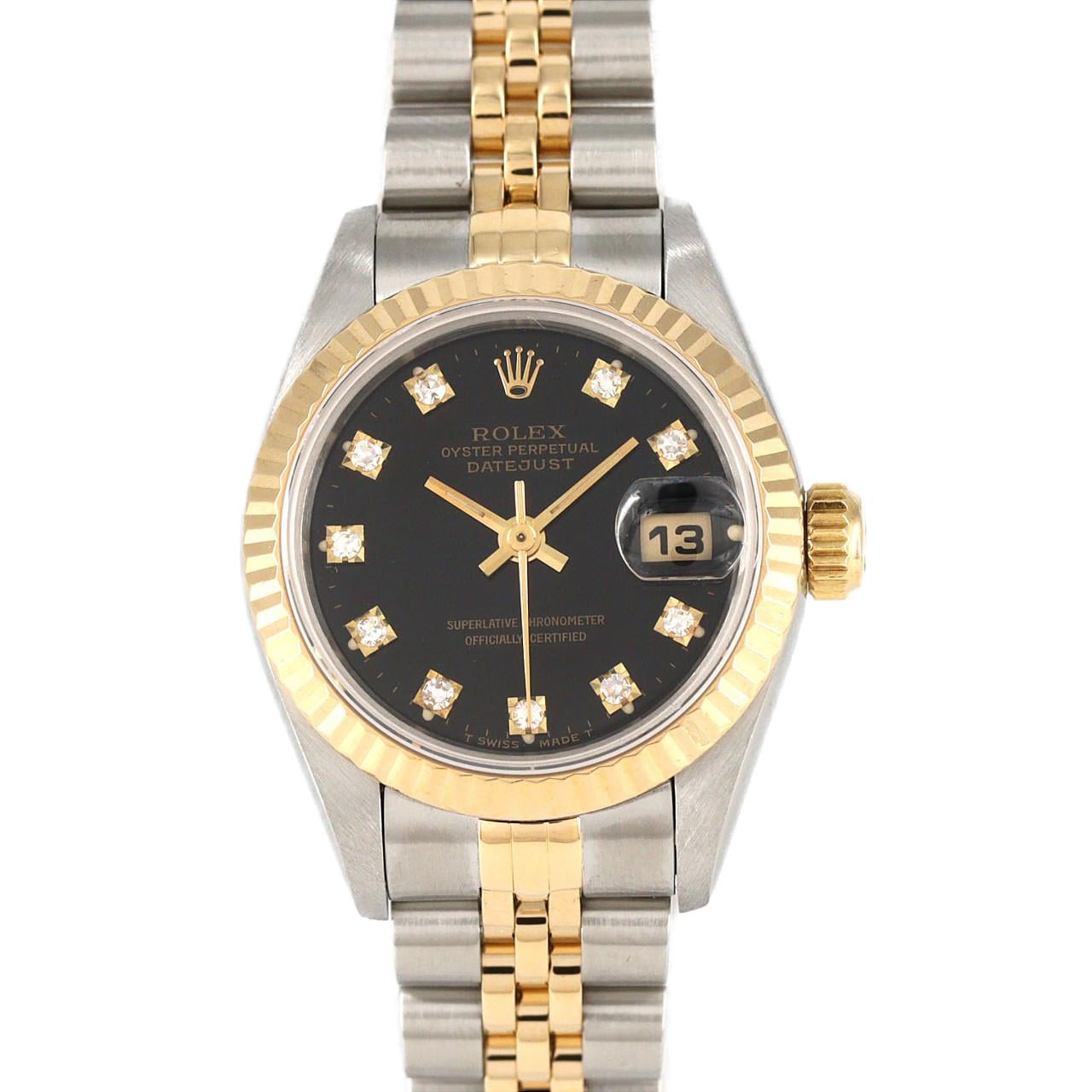 ロレックス デイトジャスト 69173G. SSxYG 自動巻 S番