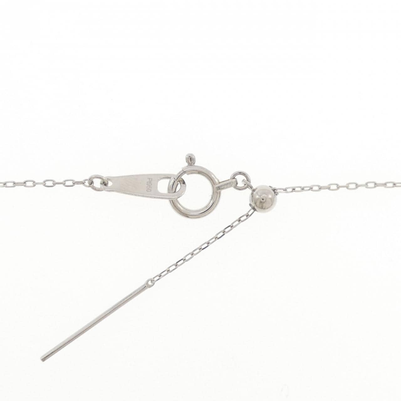 PT900/PT950 ガーネット ネックレス 1.48CT