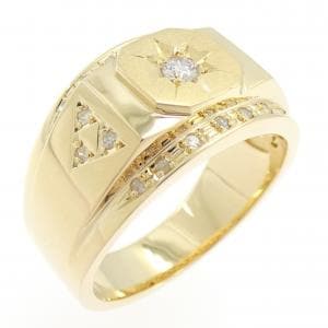 K18YG ダイヤモンド リング 0.20CT