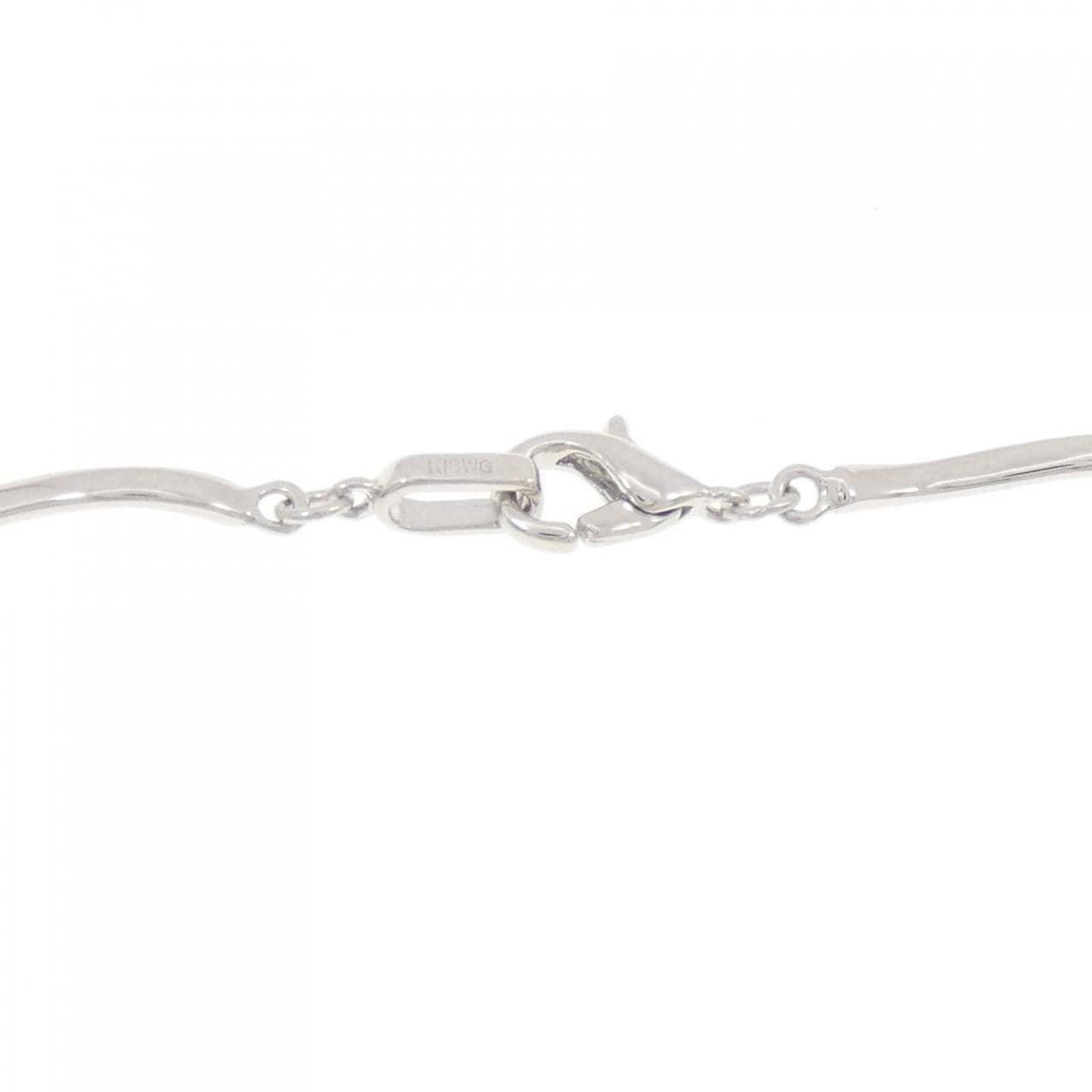 K18WG ダイヤモンド ブレスレット