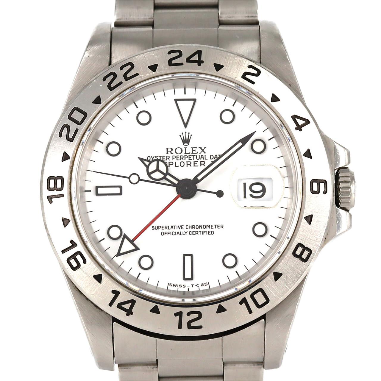 【ノーメンテナンス還元価格】ロレックス エクスプローラーⅡ 16570 SS 自動巻 T番