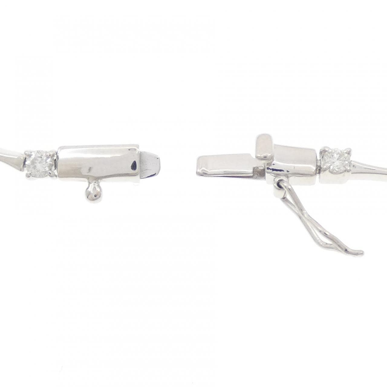 K18WG ダイヤモンド ブレスレット 1.00CT