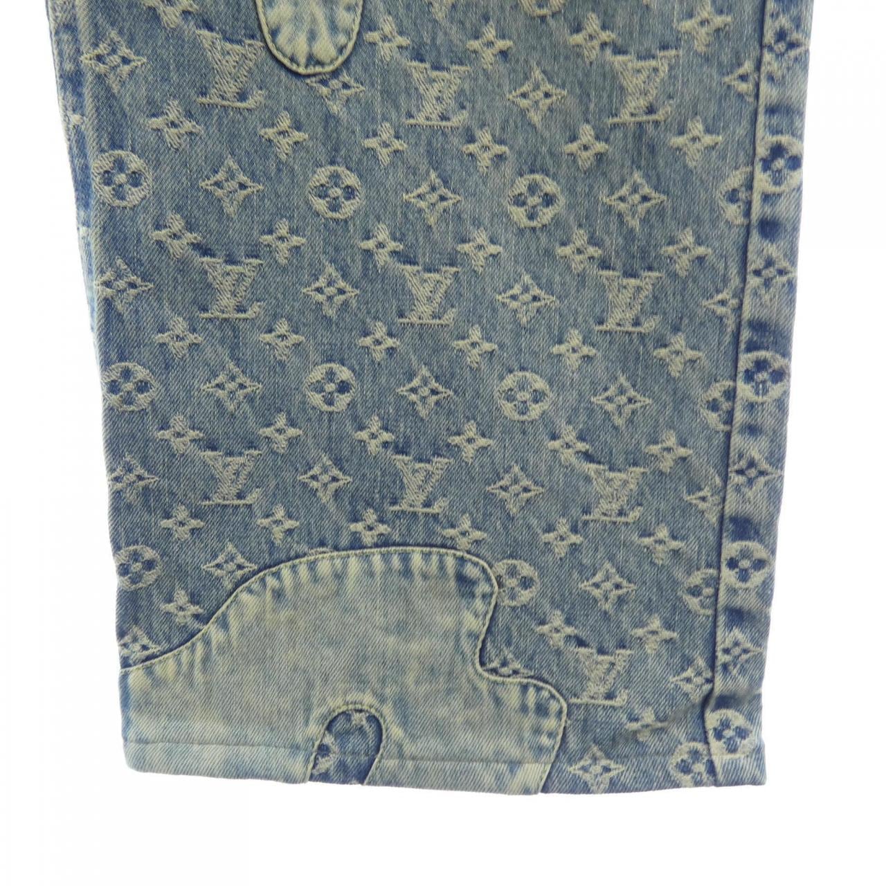 ルイヴィトン LOUIS VUITTON モノグラムパッチワークデニムパンツ HMD16WUZD NIGO ジーンズ