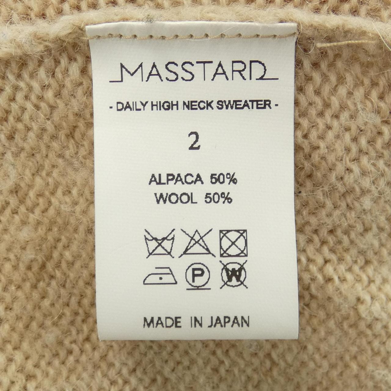 MASSTARD ニット