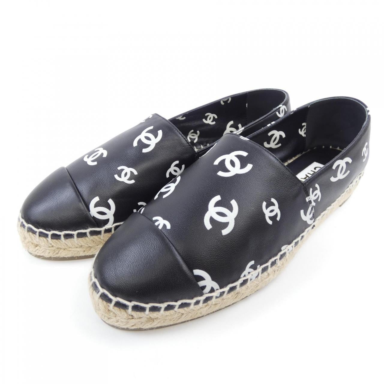 CHANEL CHANEL 麻底鞋G38628Y55871鞋
