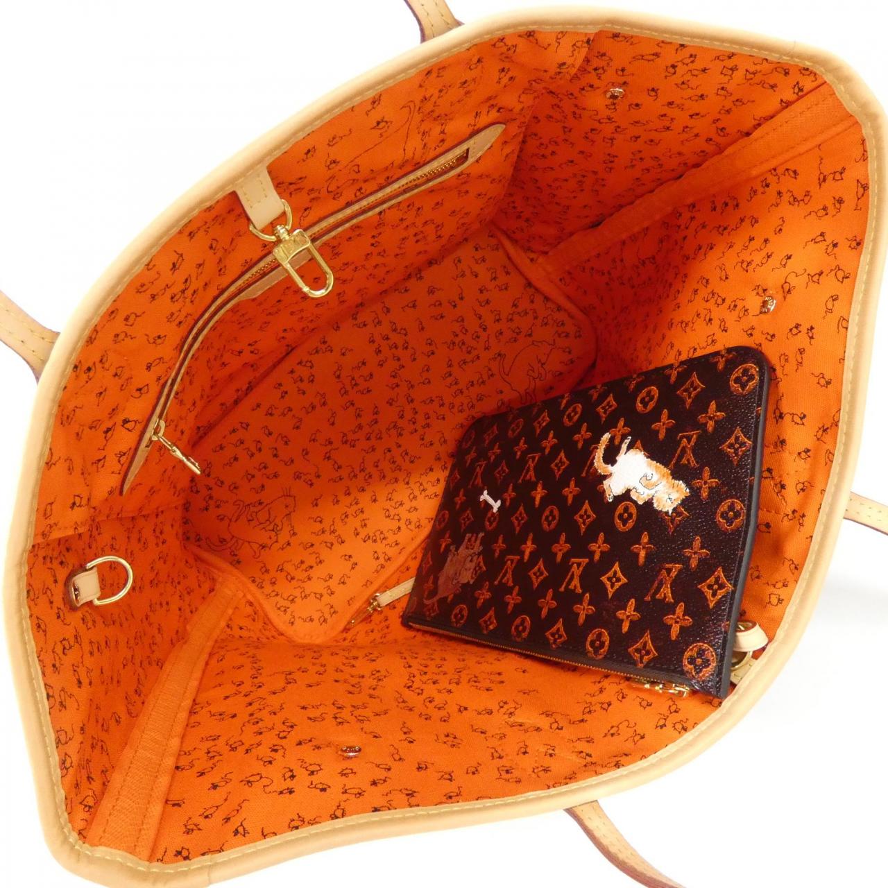 ルイヴィトン キャットグラム ネヴァーフル MM M44441 バッグ