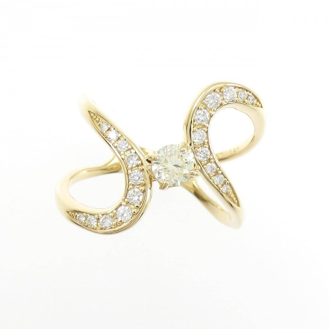 K18YG ダイヤモンド リング 0.307CT LY SI1