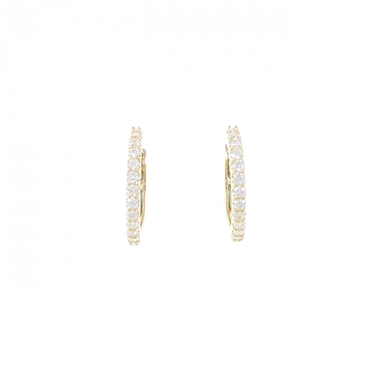 [BRAND NEW] K18YG Diamond earrings 0.40CT