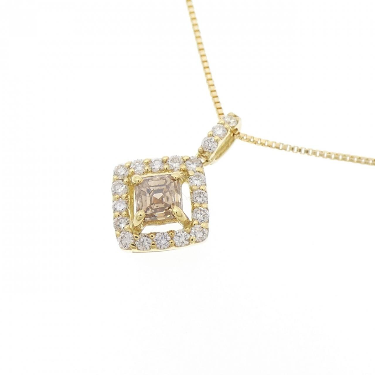 【新品】K18YG ダイヤモンド ネックレス 0.37CT