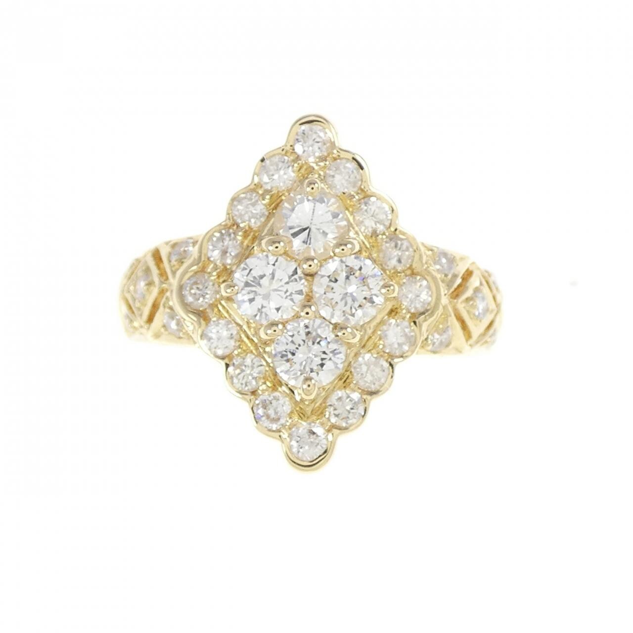 750YG ダイヤモンド リング 0.69CT
