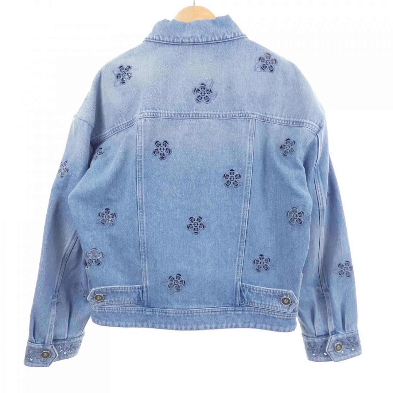 シャネル CHANEL LOOK25 P76751V68780 デニムジャケット