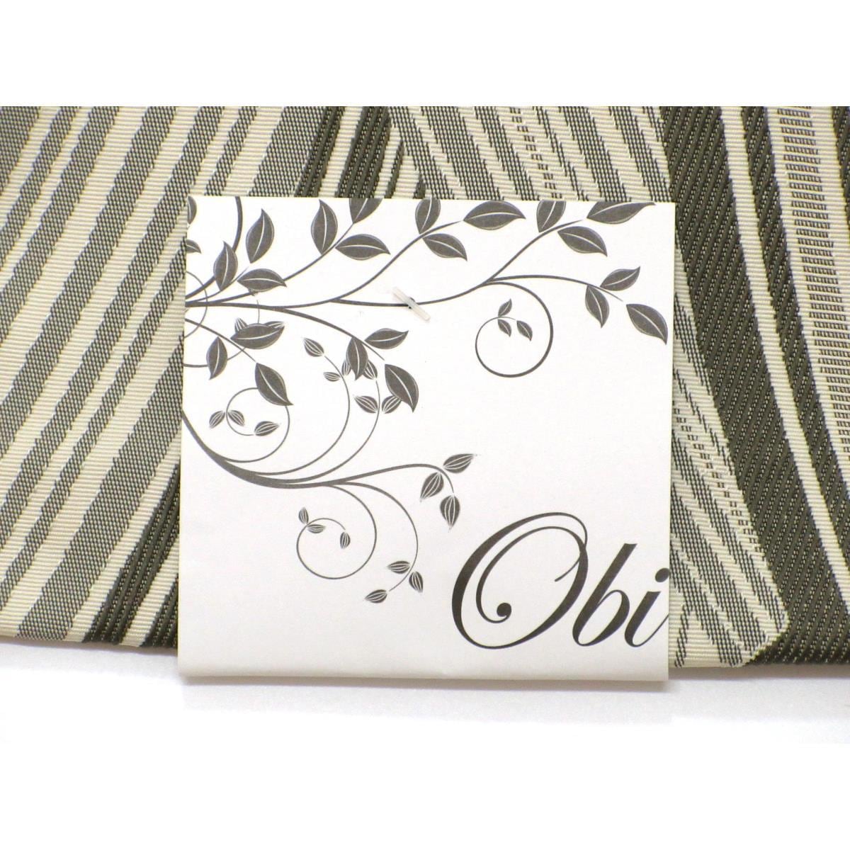 【新品】半幅帯　猫