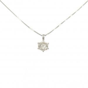 PT850 ソリティア ダイヤモンド ネックレス 0.380CT