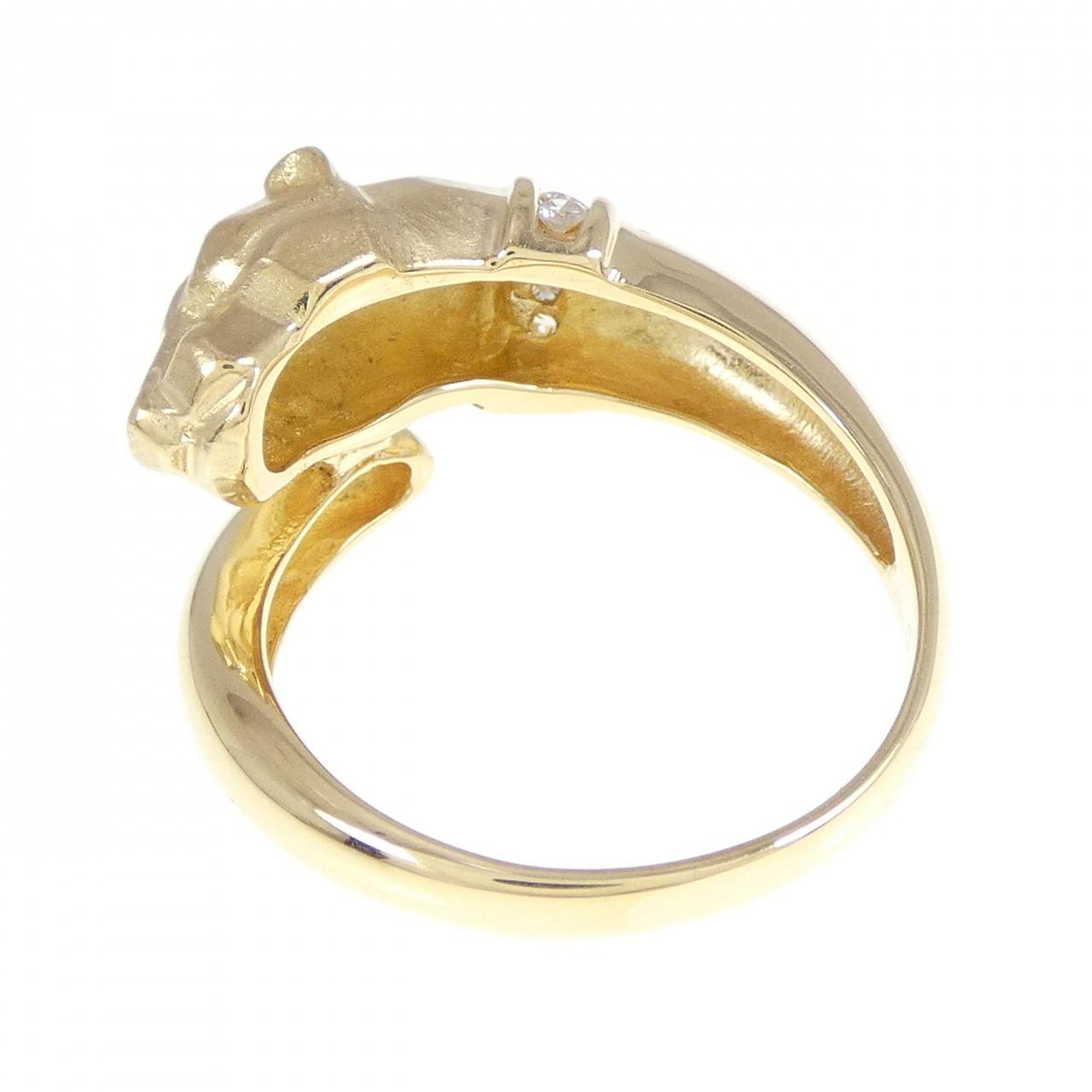 K18YG ダイヤモンド リング 0.07CT