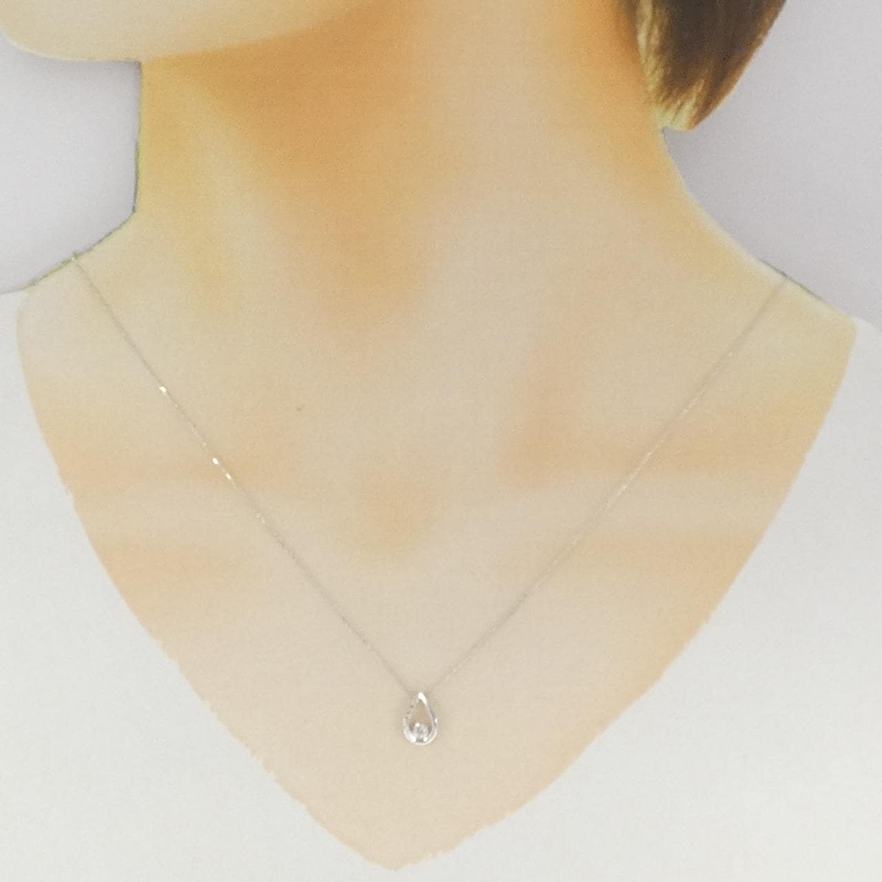 K10WG ダイヤモンド ネックレス