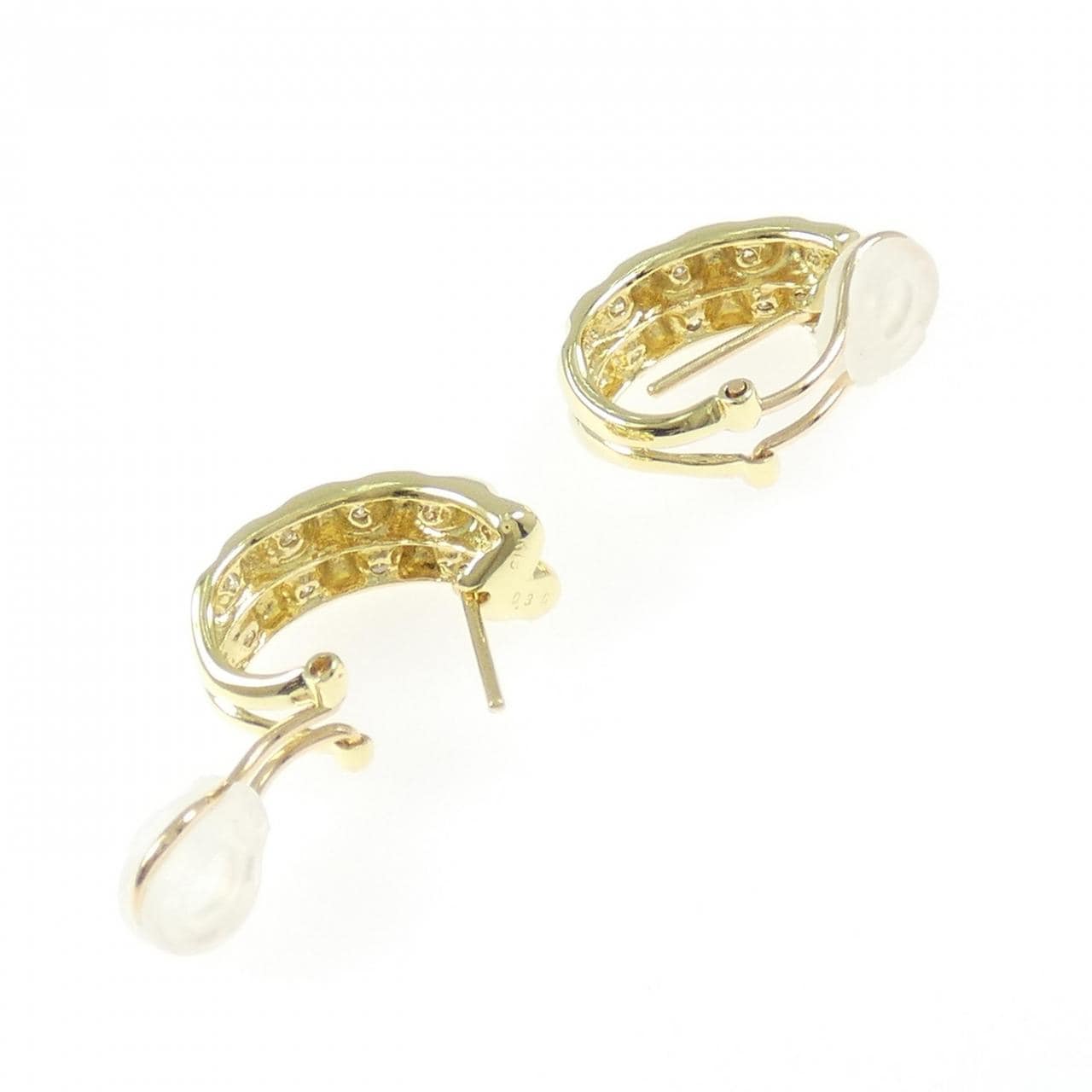 K18YG ダイヤモンド ピアス/イヤリング 0.60CT