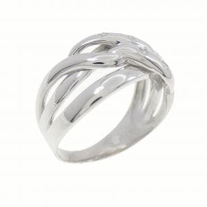 K18WG ダイヤモンド リング 0.04CT