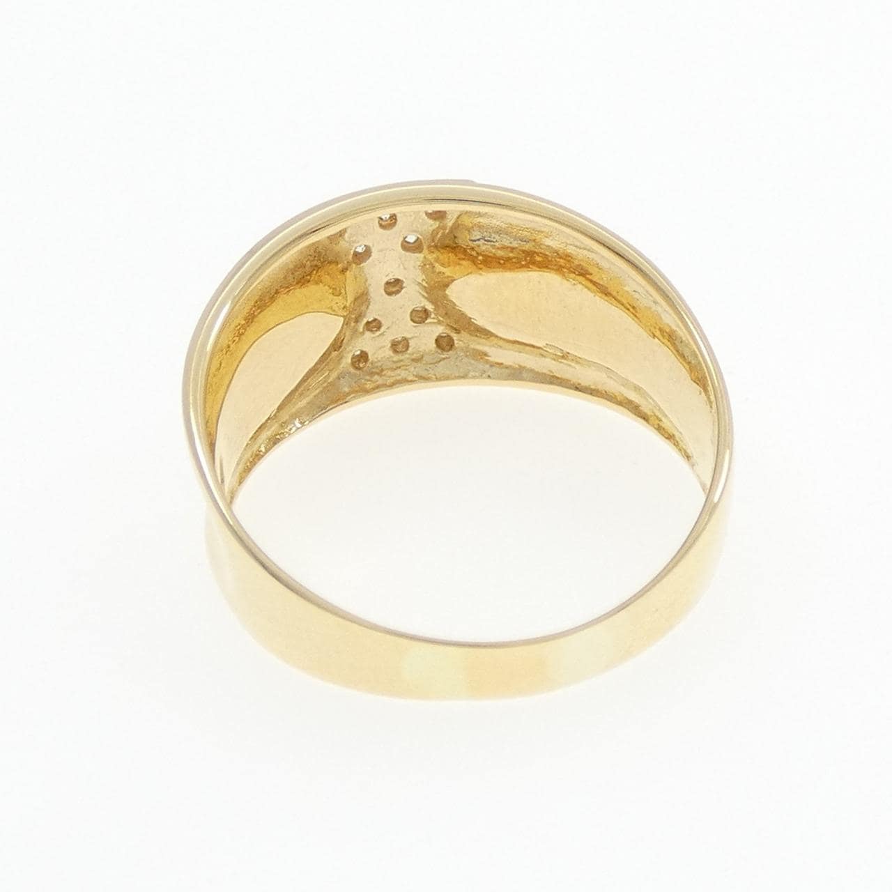 K18YG ダイヤモンド リング 0.07CT