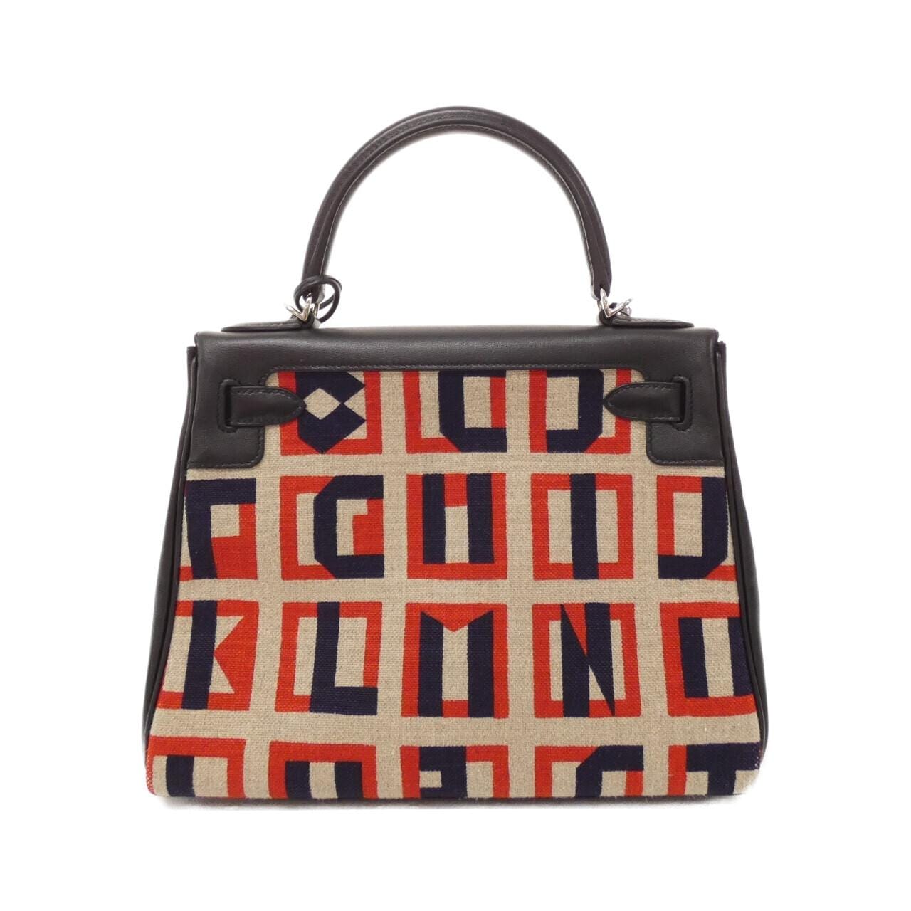 HERMES LETTRES AU CARRE Kelly 28cm 075171CK Bag