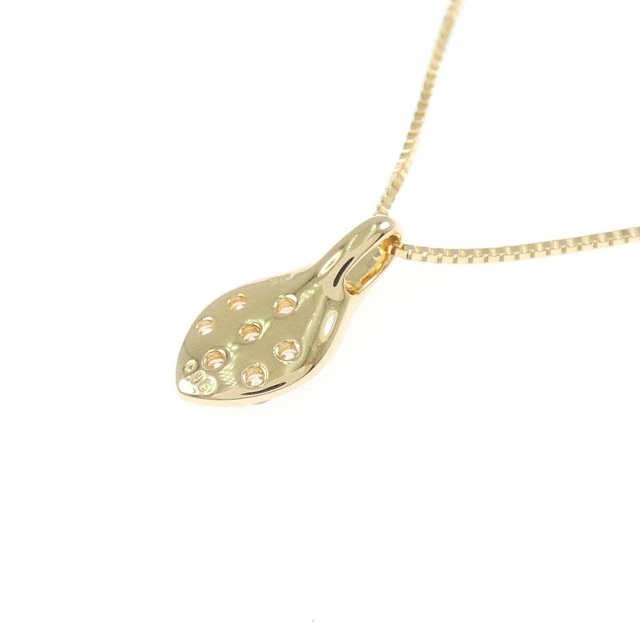 K18YG ダイヤモンド ネックレス 0.13CT
