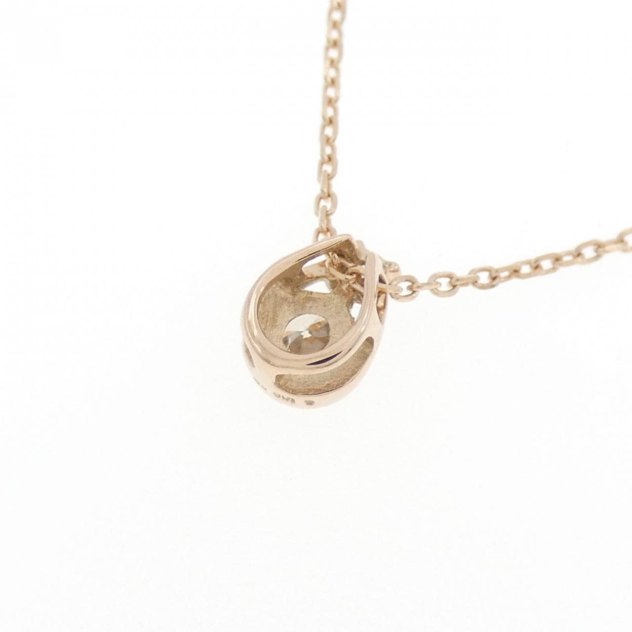 K18PG ダイヤモンド ネックレス 0.130CT