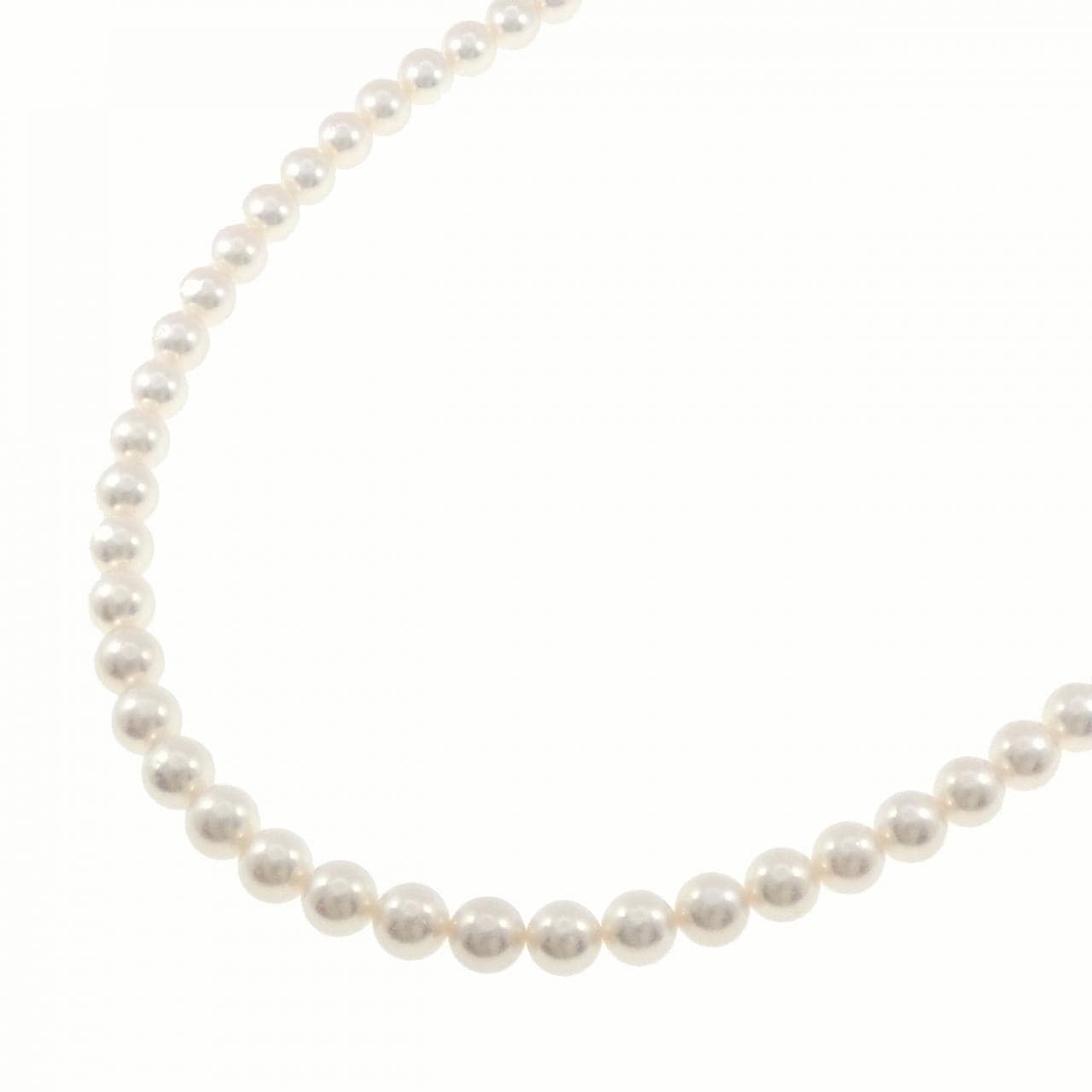 シルバークラスプ アコヤパール ネックレス 8.5-9.0mm
