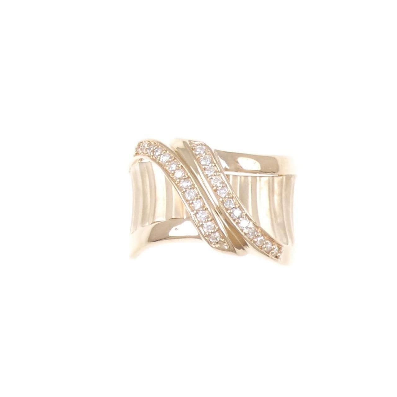 K18PG ダイヤモンド リング 0.21CT