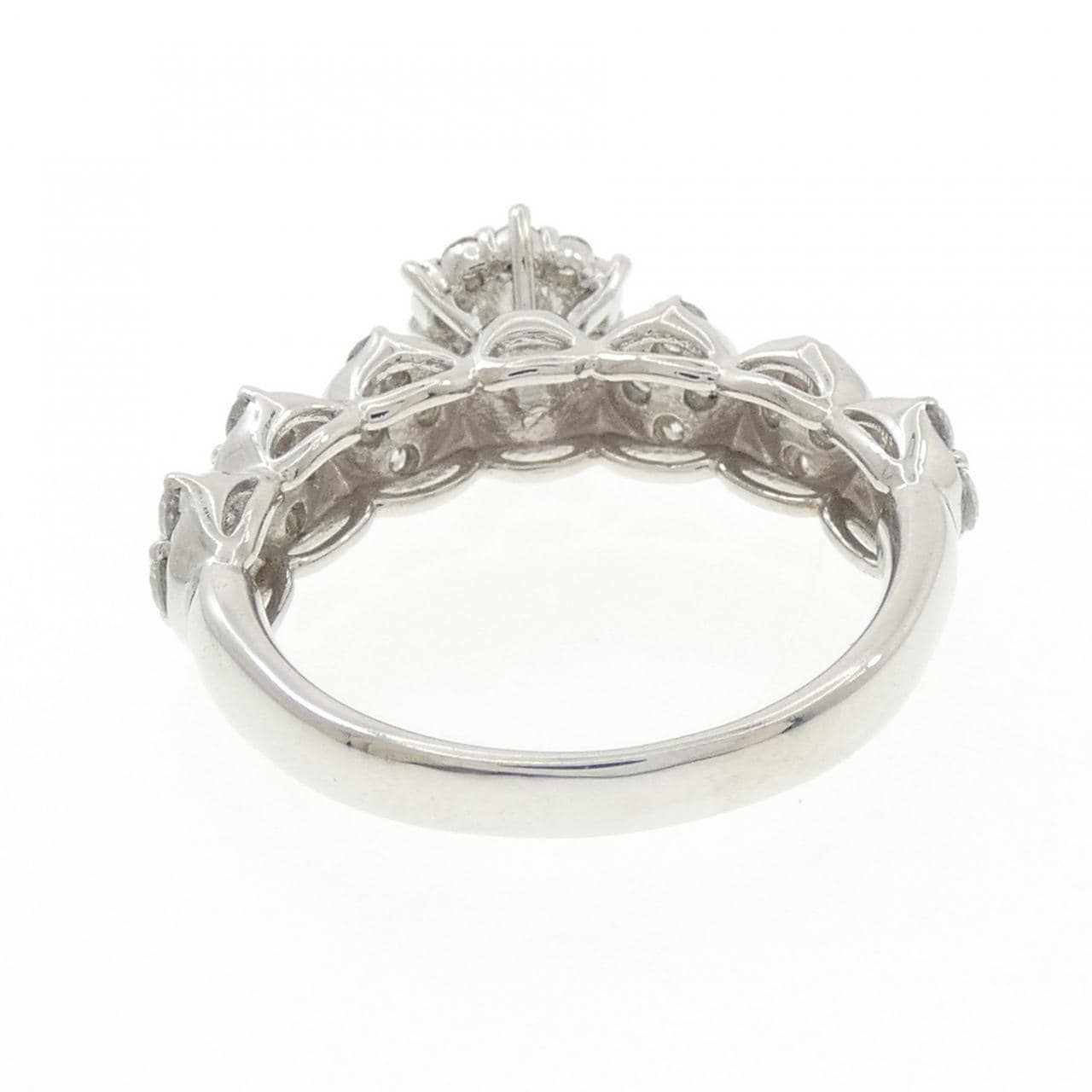 K18WG ダイヤモンド リング 1.00CT