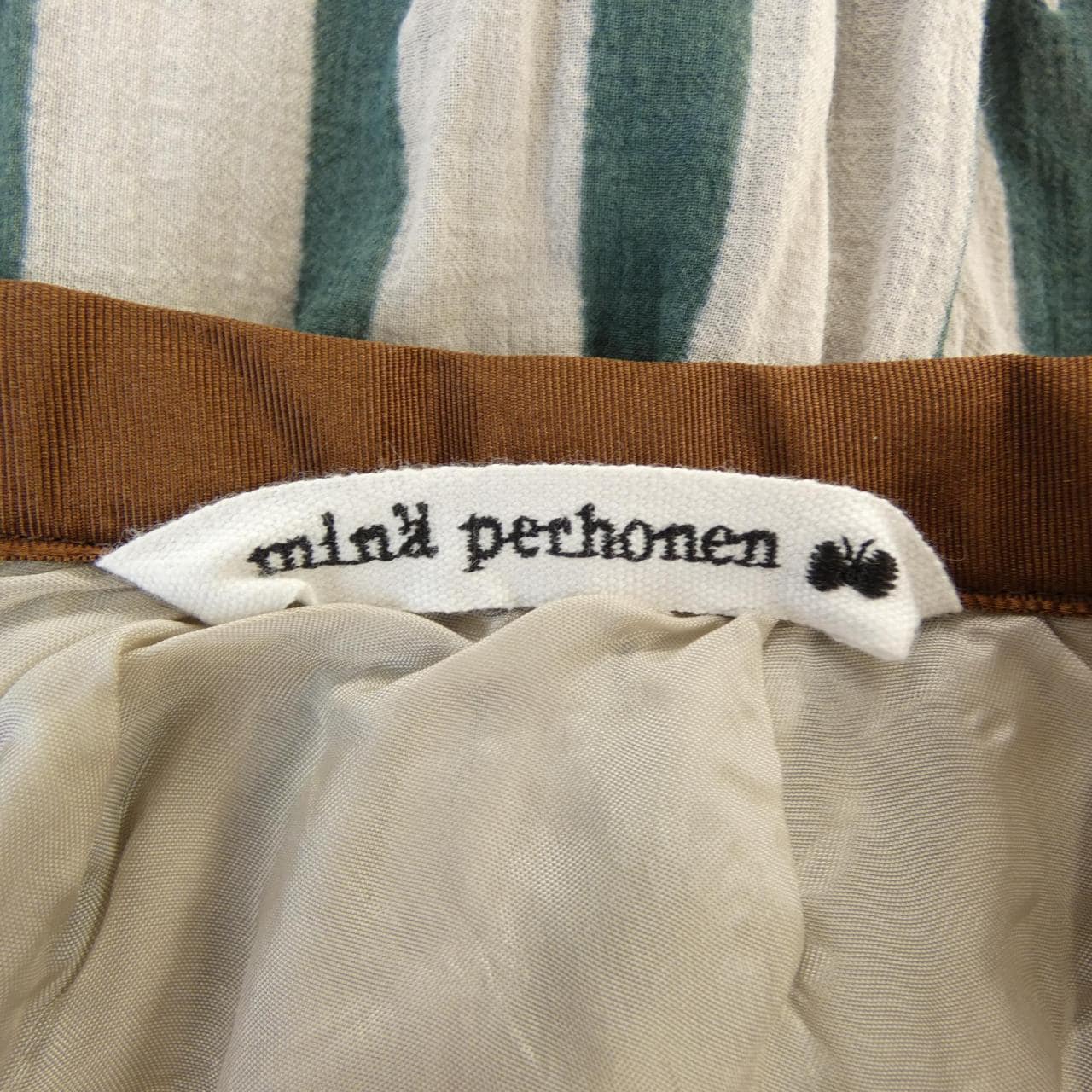 ミナペルホネン mina perhonen va5038 finger stripe スカート