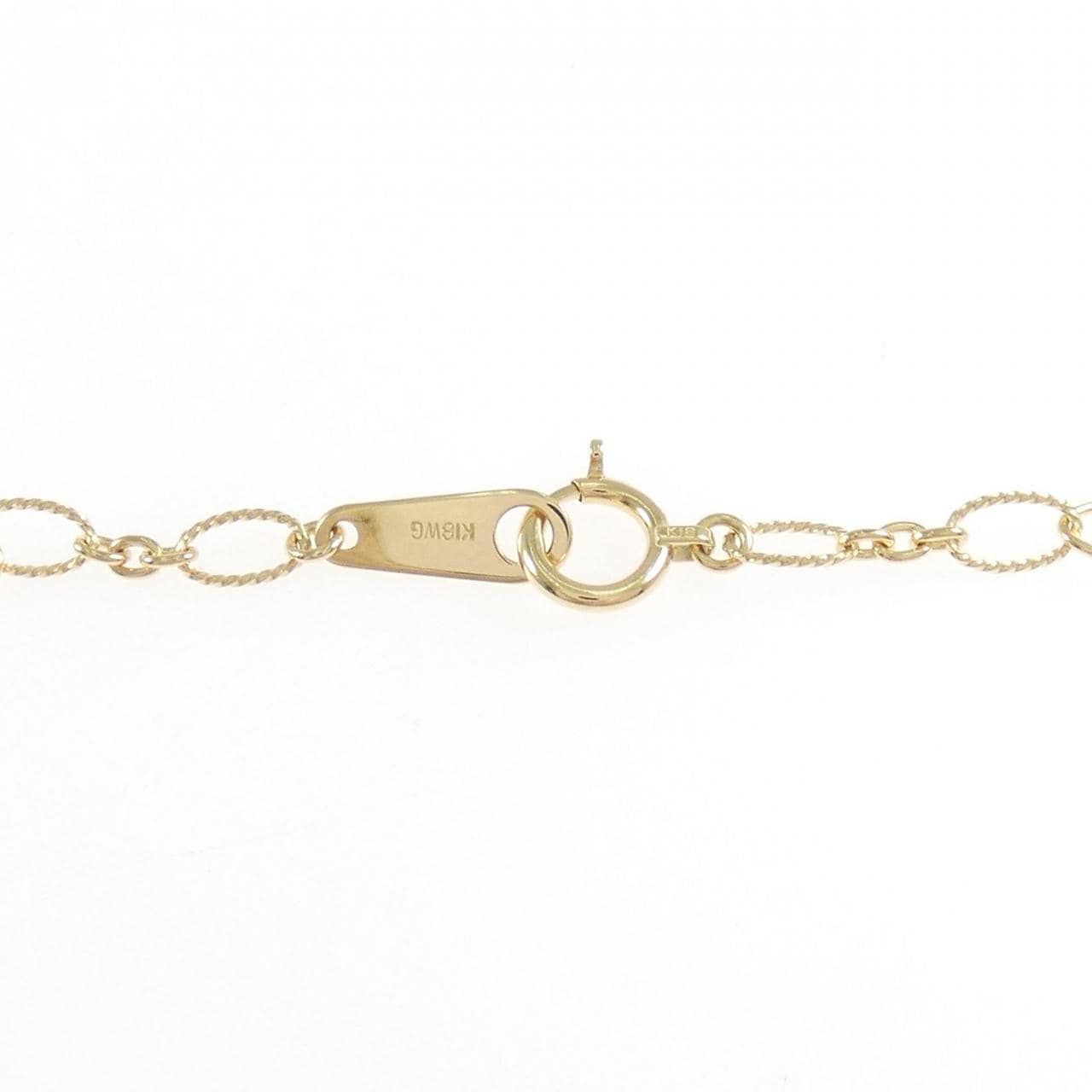 K18YG/K18WG ダイヤモンド ネックレス 0.87CT