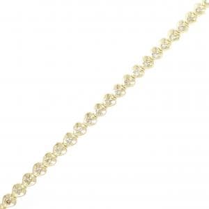 K18YG ハート ダイヤモンド ブレスレット 1.00CT