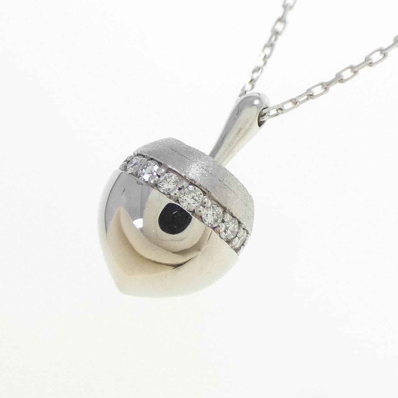 PT950/PT850 Diamond Necklace 0.16CT