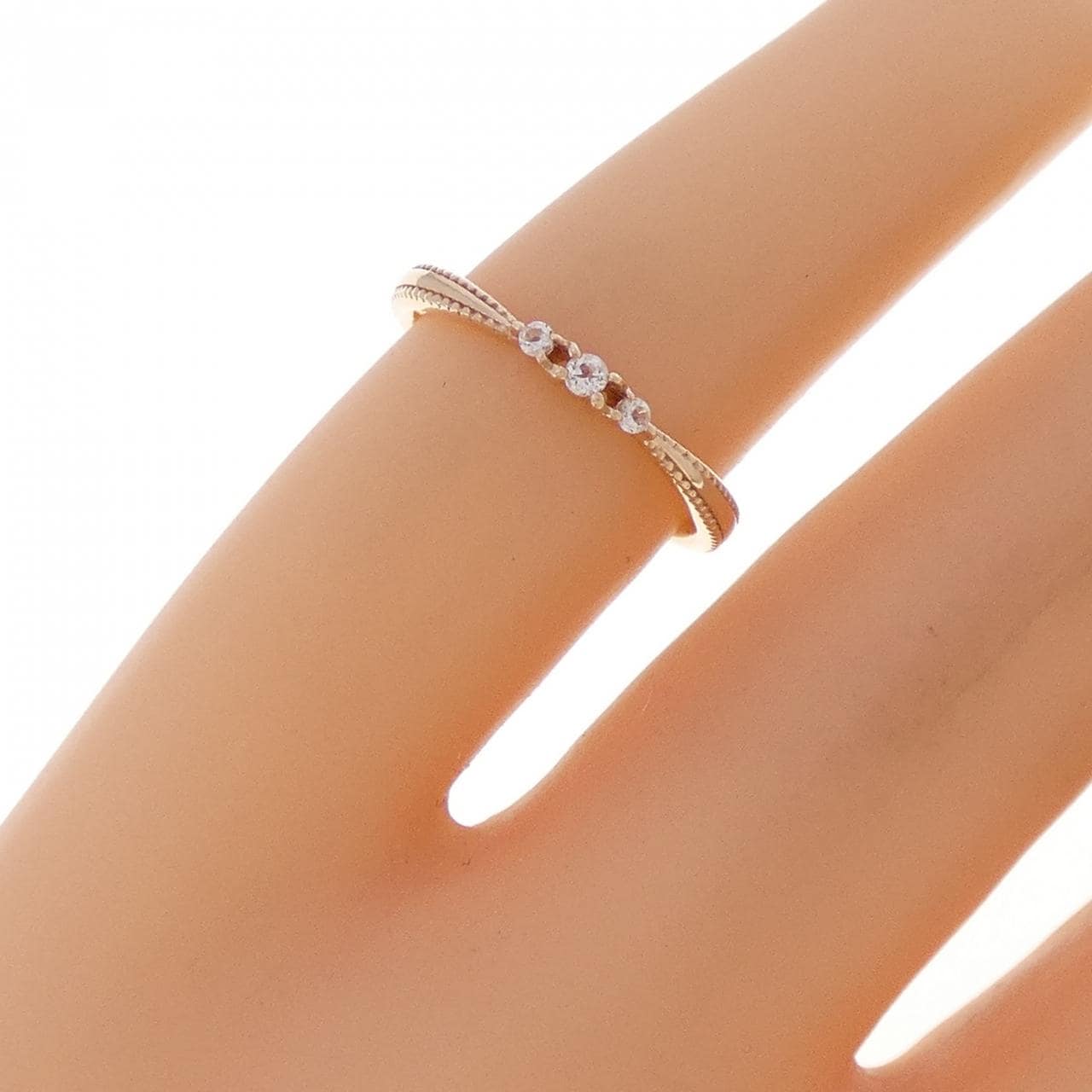 サマンサティアラ ダイヤモンド ピンキーリング