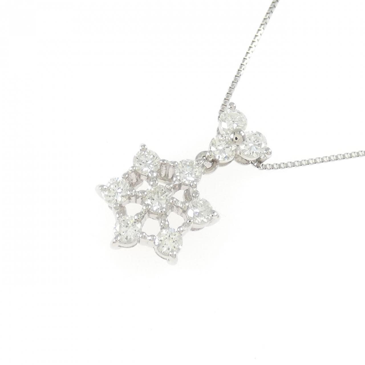 PT900/PT850 ダイヤモンド ネックレス 0.52CT