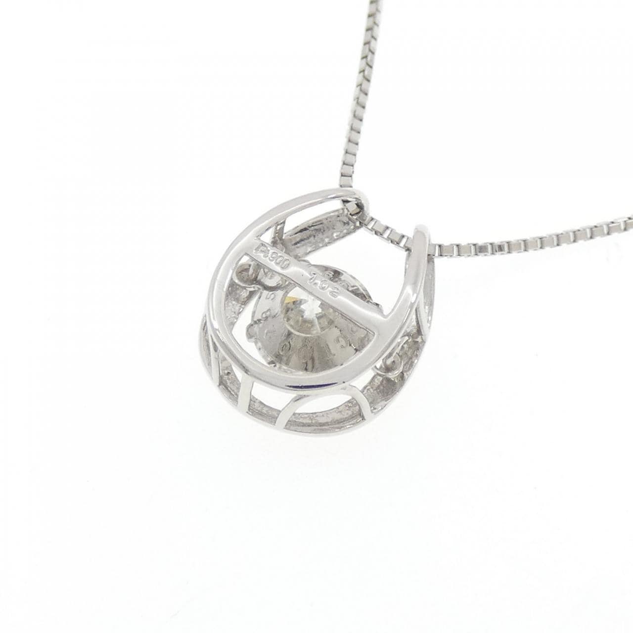 PT900/PT850 ダイヤモンド ネックレス 1.02CT