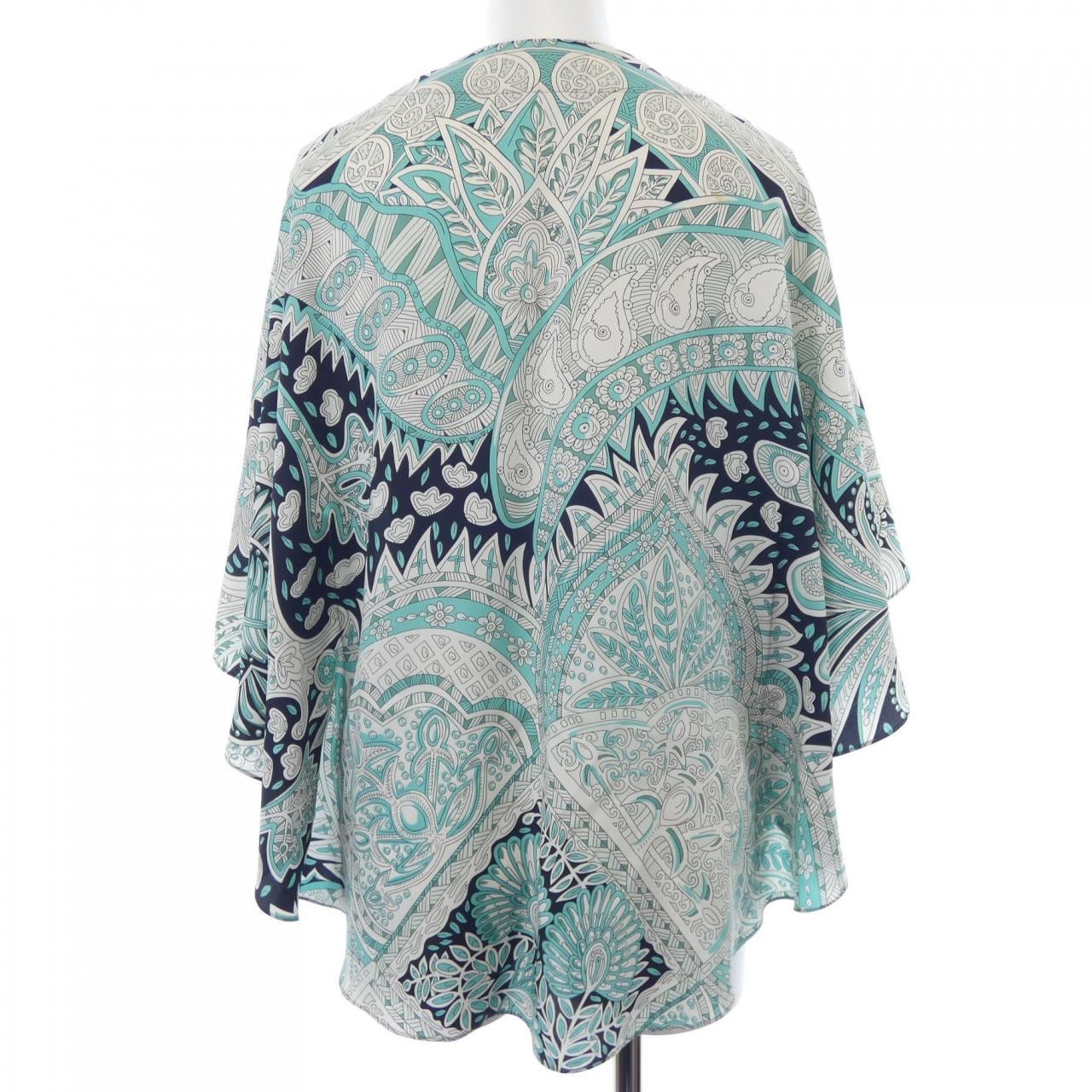 エルメス HERMES LE JARDIN MAHARANI *76-7608 ツイルレーヌ トップス