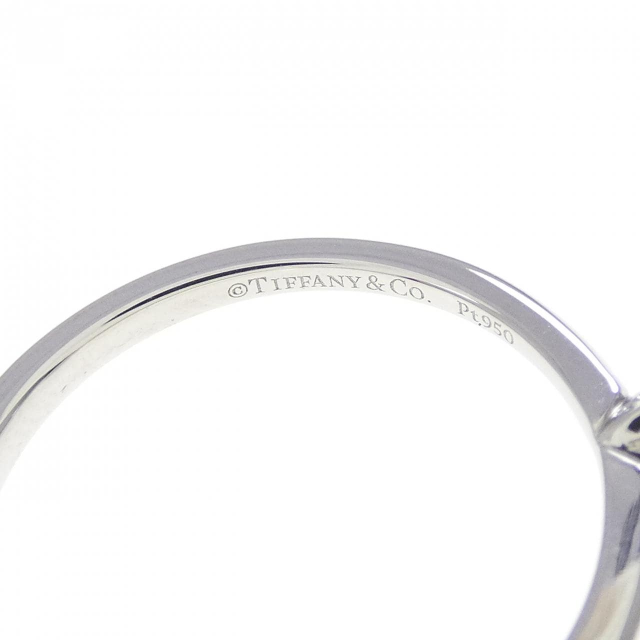 TIFFANY TIFFANY真钻戒指 0.20克拉 G色 VS2净度