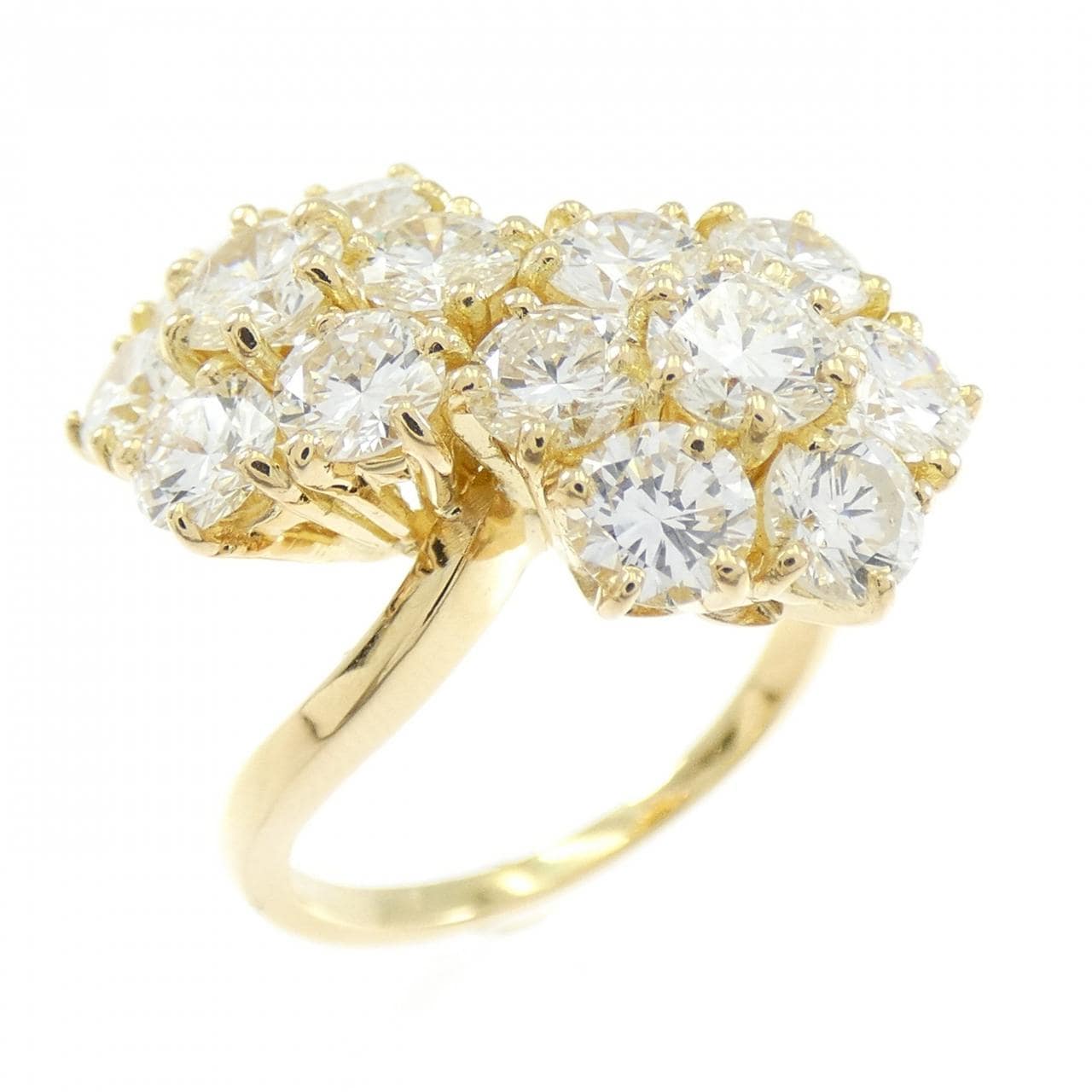 【ヴィンテージ】ヴァンクリーフ&アーペル フルーレット リング 3.29CT