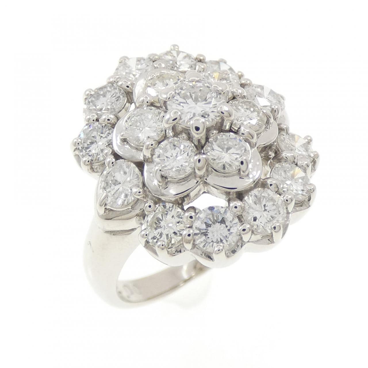 PT900 ダイヤモンド リング 2.00CT