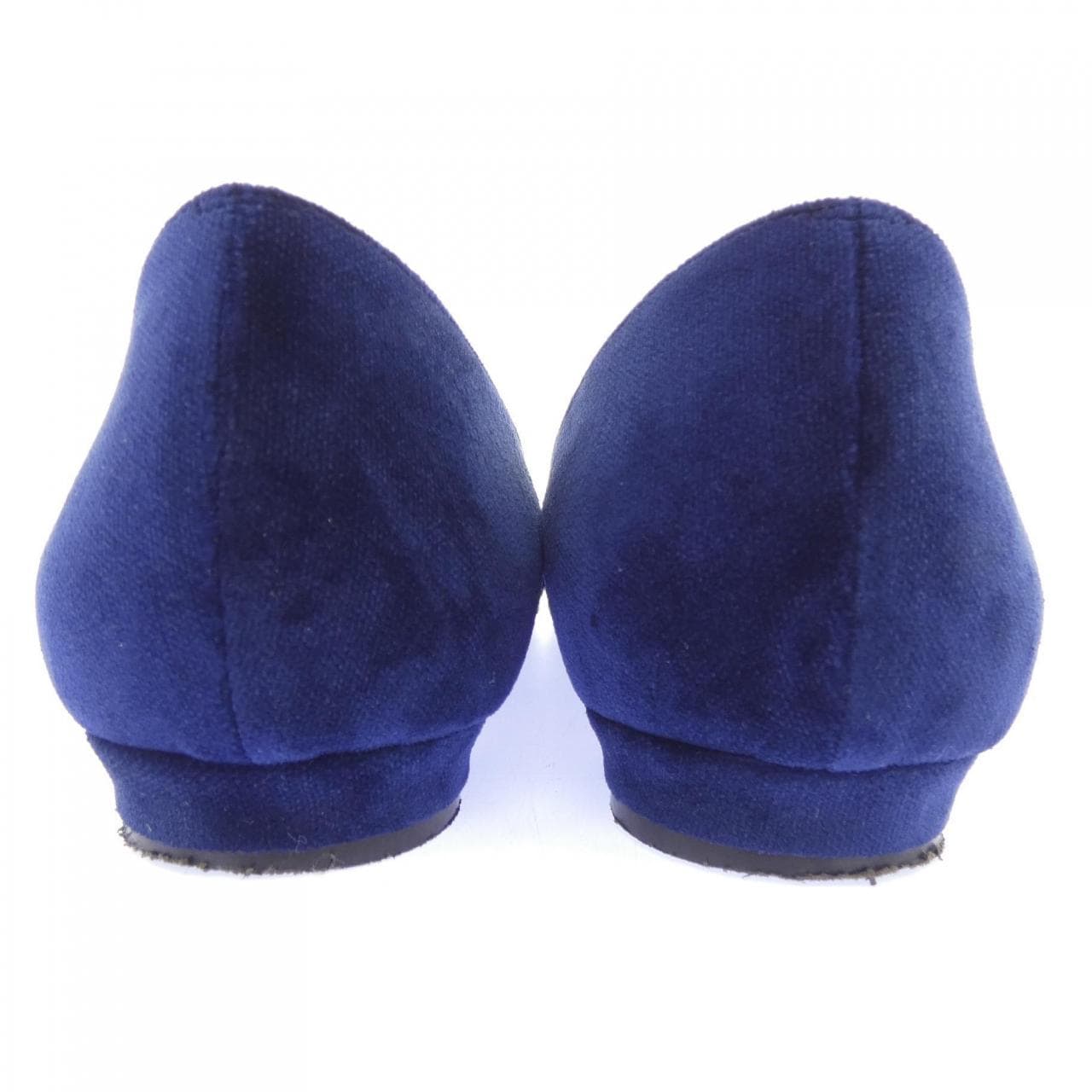 マノロブラニク MANOLO BLAHNIK HANGISIFLAT ベロア フラットシューズ