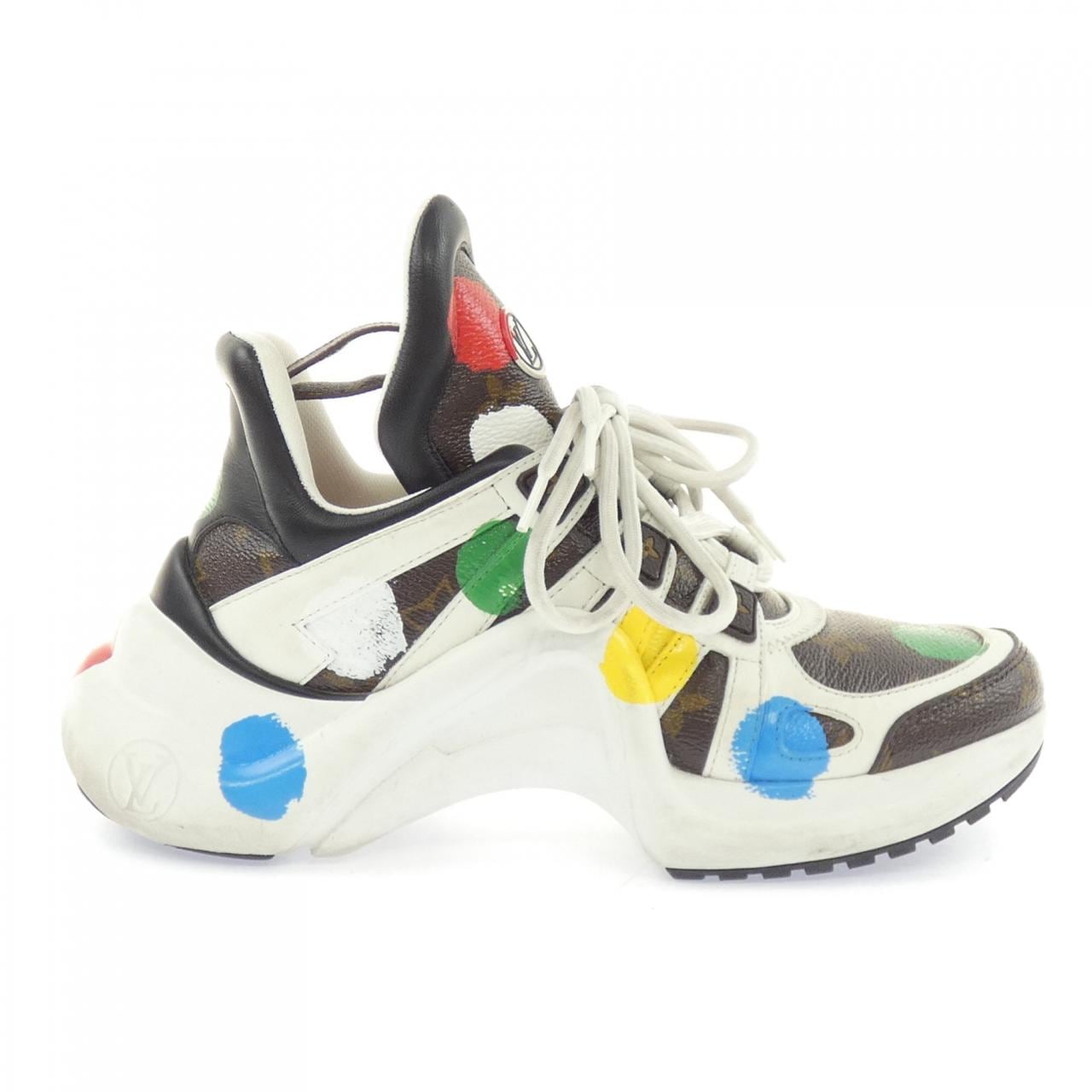 ルイヴィトン LOUIS VUITTON 草間彌生 LV×YK LVアークライトラインスニーカー スニーカー