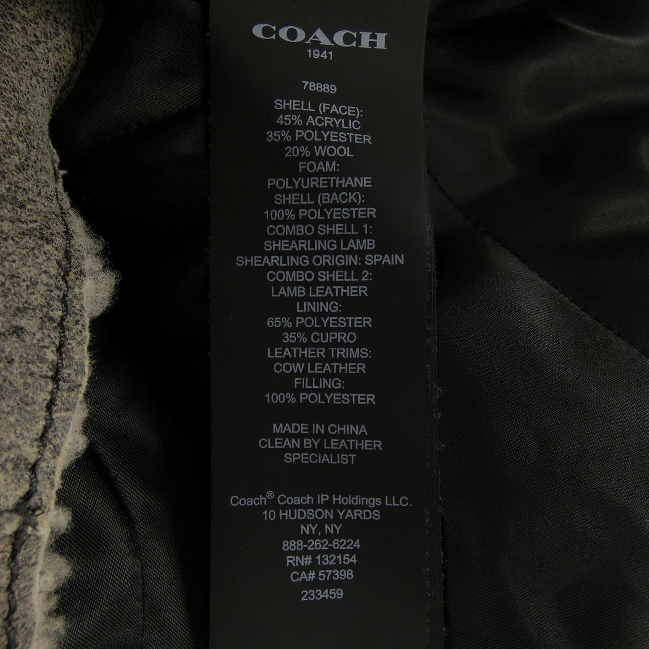 コーチ COACH 78889 ジャケット