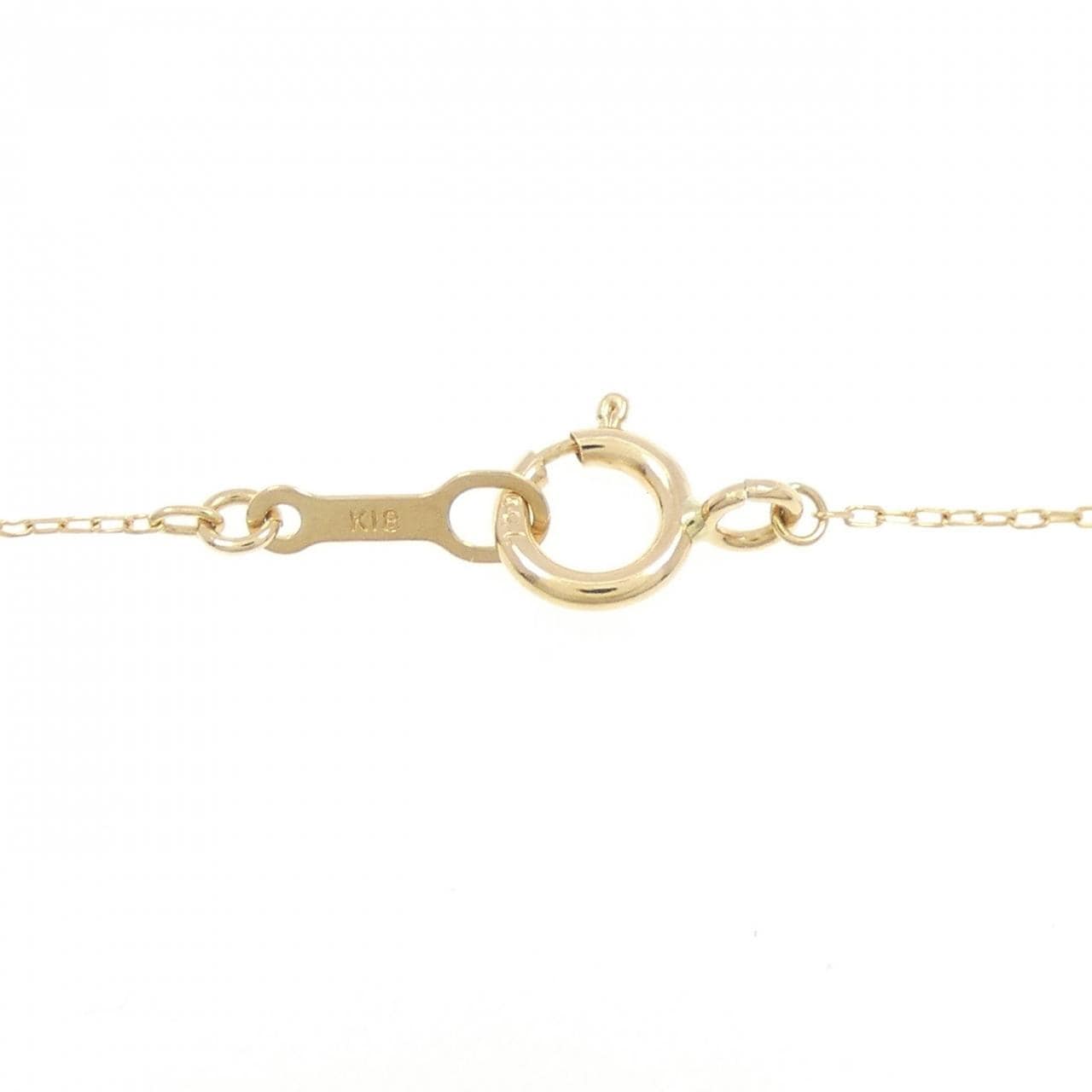 K18YG ダイヤモンド ネックレス 0.20CT