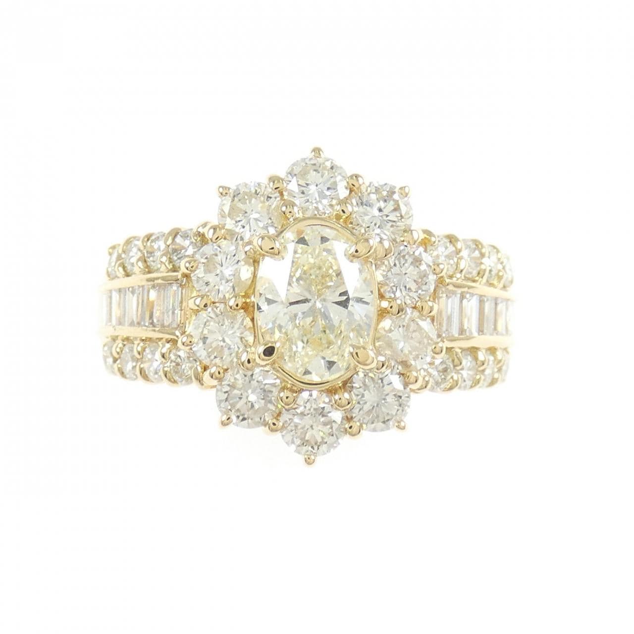 K18YG ダイヤモンド リング 0.78CT